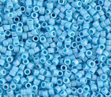 DB0879 11/0 Matte Opaque Turquoise Blue AB Miyuki Delica
