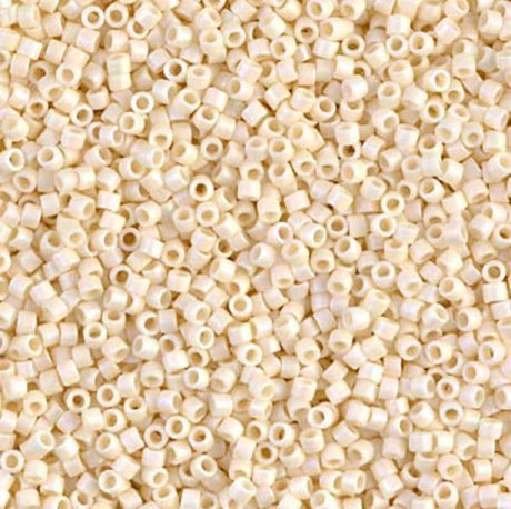 Matte Opaque Dark Cream AB Miyuki Delica 11/0 DB0883