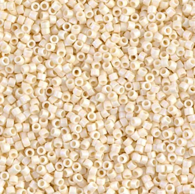 Matte Opaque Dark Cream AB Miyuki Delica 11/0 DB0883