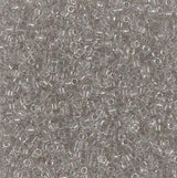 DB1111 11/0 Transparent Gray Mist Miyuki Delica