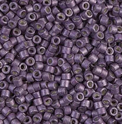 DB1174 11/0 Galvanized Matte Eggplant Miyuki Delica