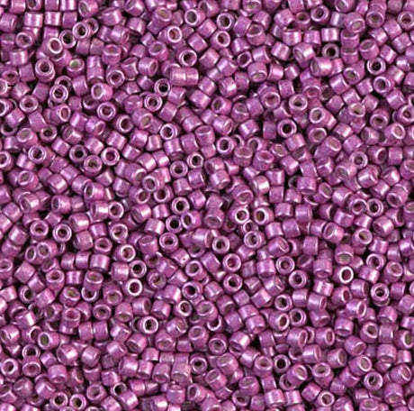 Galvanized Semi-Frosted Magenta Miyuki Delica 11/0 DB1184