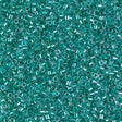 Sparking Aqua Green Lined Crystal Miyuki Delica 11/0 DB0904
