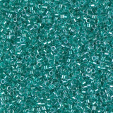 Sparking Aqua Green Lined Crystal Miyuki Delica 11/0 DB0904