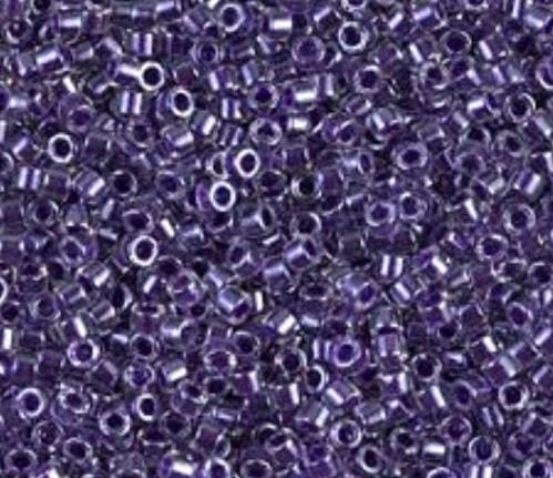 DB0923 11/0 Sparkling Amethyst Lined Crystal Miyuki Delica