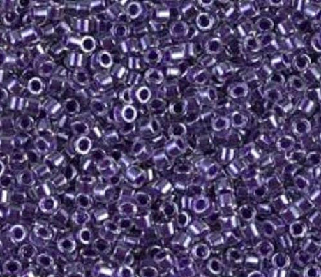 DB0923 11/0 Sparkling Amethyst Lined Crystal Miyuki Delica