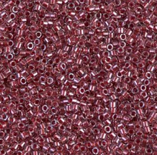 Sparkling Cranberry Lined Crystal Miyuki Delica 11/0 DB0924