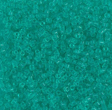 Dyed Transparent Dark Mint Green Miyuki Delica 11/0 DB1304