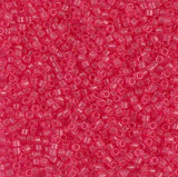 Dyed Transparent Bubble Gum Pink Miyuki Delica 11/0 DB1308