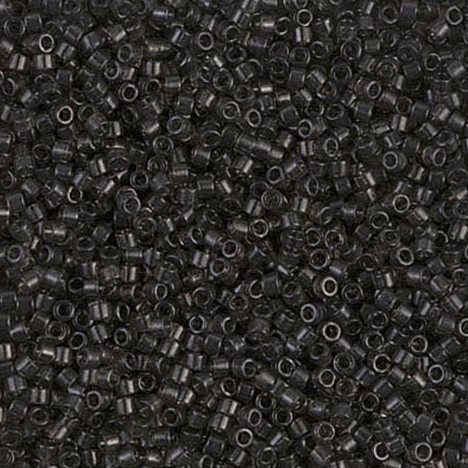 Dyed Transparent Charcoal Miyuki Delica 11/0 DB1319