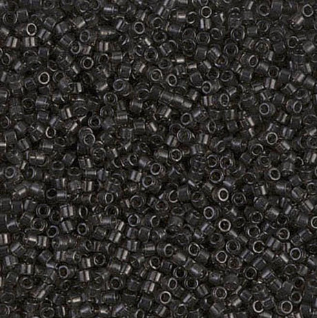 Dyed Transparent Charcoal Miyuki Delica 11/0 DB1319
