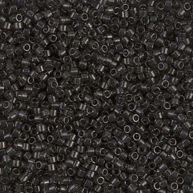 Dyed Transparent Charcoal Miyuki Delica 11/0 DB1319