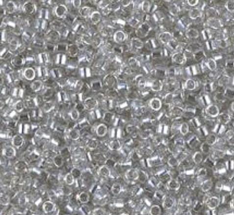 DB1231 11/0 Transparent Gray Mist Luster Purple Miyuki Delica 