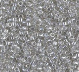DB1231 11/0 Transparent Gray Mist Luster Purple Miyuki Delica 
