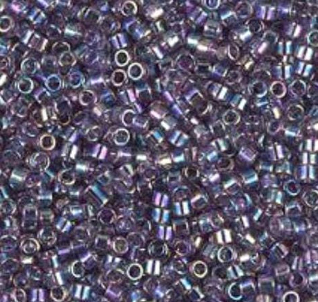 DB1245 11/0 Transparent Light Amethyst AB Miyuki Delica