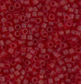 DB1262 11/0 Matte Transparent Dark Cranberry Miyuki Delica