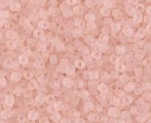 DB1263 11/0 Matte Transparent Pink Mist Miyuki Delica 