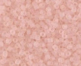 DB1263 11/0 Matte Transparent Pink Mist Miyuki Delica 