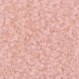 DB1263 11/0 Matte Transparent Pink Mist Miyuki Delica