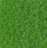 DB1266 11/0 Matte Transparent Lime Miyuki Delica 