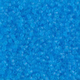 DB1269 11/0 Matte Transparent Ocean Blue Miyuki Delica 