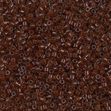 DB1392 11/0 Dark Topaz Lined Root Beer Miyuki Delica 