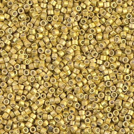 DB1154 11/0 Galvanized Semi-Frosted Zest Miyuki Delica