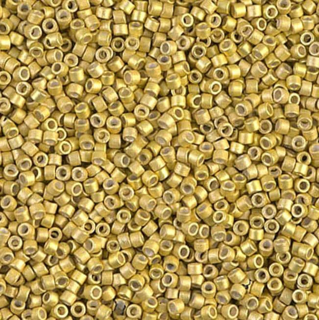 DB1154 11/0 Galvanized Semi-Frosted Zest Miyuki Delica