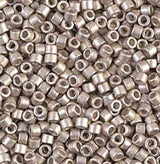 DB1158 11/0 Galvanized Semi-Frosted Lt Smoky Amethyst Miyuki Delica