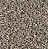 Galvanized Semi-Frosted Pewter Miyuki Delica 11/0 DB1159