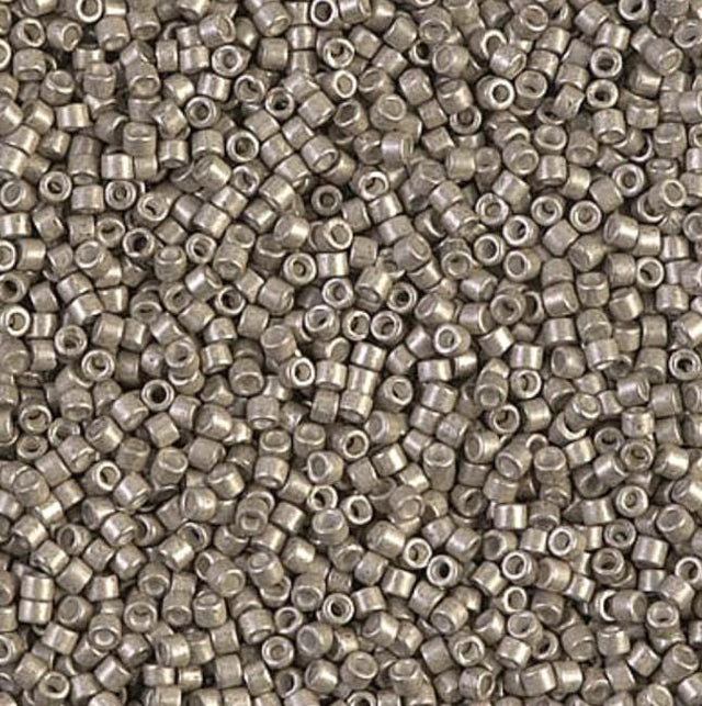Galvanized Semi-Frosted Pewter Miyuki Delica 11/0 DB1159
