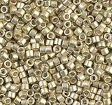 DB1151 11/0 Galvanized Semi-Frosted Silver Miyuki Delica