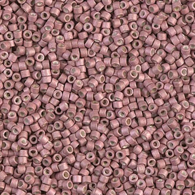 Galvanized Matte Pink Blush Miyuki Delica 11/0 DB1166