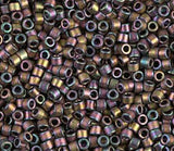 DB1056 11/0 Matte Metallic Taupe Gold Iris Miyuki Delica