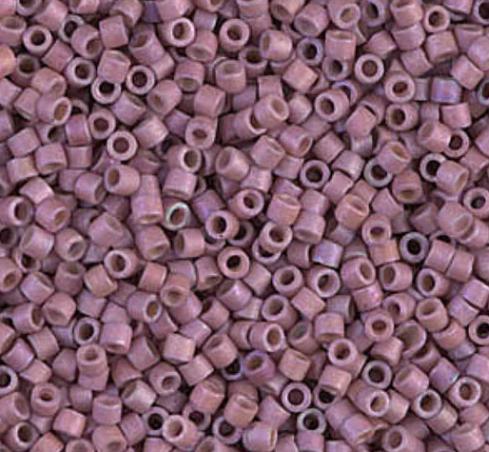 DB1066 11/0 Matte Metallic Heather Gold Iris Miyuki Delica