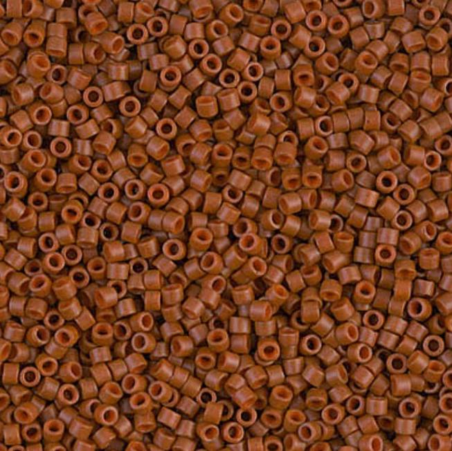 Dyed Semi-Frosted Opaque Sienna Miyuki Delica 11/0 DB0794