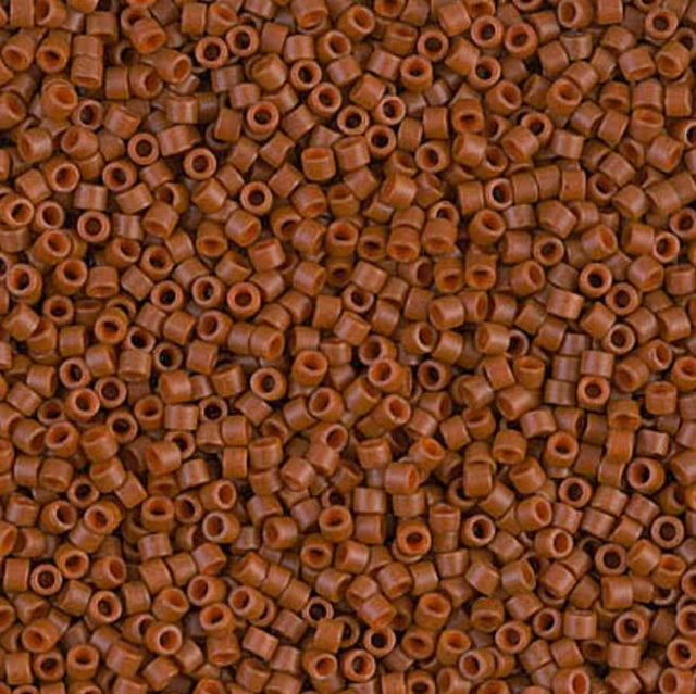Dyed Semi-Frosted Opaque Sienna Miyuki Delica 11/0 DB0794