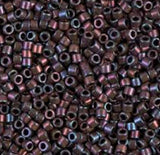 DB1004 11/0 Metallic Dark Plum Gold Iris Miyuki Delica