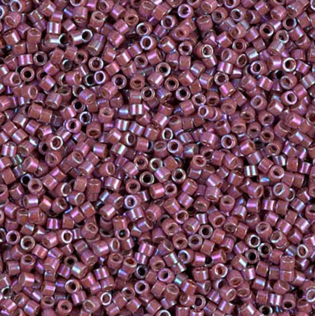 Metallic Raspberry Gold Iris Miyuki Delica 11/0 DB1015
