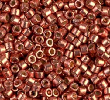 DB1837 11/0 Duracoat Galvanized Pink Blush Miyuki Delica