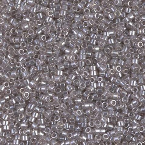 DB1484 11/0 Transparent Lt Moss Green Luster Miyuki Delica