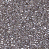 DB1484 11/0 Transparent Lt Moss Green Luster Miyuki Delica