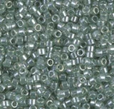 DB1484 11/0 Transparent Light Moss Green Luster Miyuki Delica
