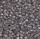 DB1486-1 11/0 Transparent Taupe Luster Miyuki Delica