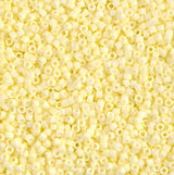 DB1511-1 11/0 Matte Opaque Pale Yellow Miyuki Delica 
