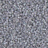 DB1579 11/0 Opaque Ghost Gray AB Miyuki Delica 