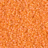 DB1593 11/0 Matte Opaque Mandarin AB Miyuki Delica 