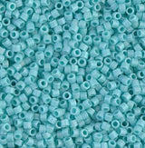 DB1595 11/0 Matte Opaque Sea Opal AB Miyuki Delica