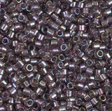 DB1760 11/0 Sparkling Lined Smoky Amethyst Miyuki Delica