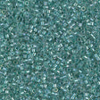 Sparkling Aqua Green Lined Crystal AB Miyuki Delica 11/0 DB1767